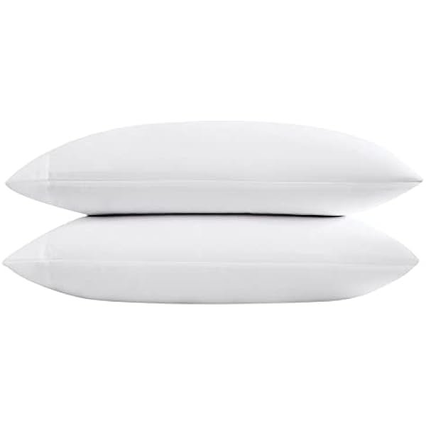 - Pillow Case Set, Luxury Sateen Cotton Bedding, 800 Thread Count, Soft & Smooth Bedding Set (White, Standard Pillowcases)